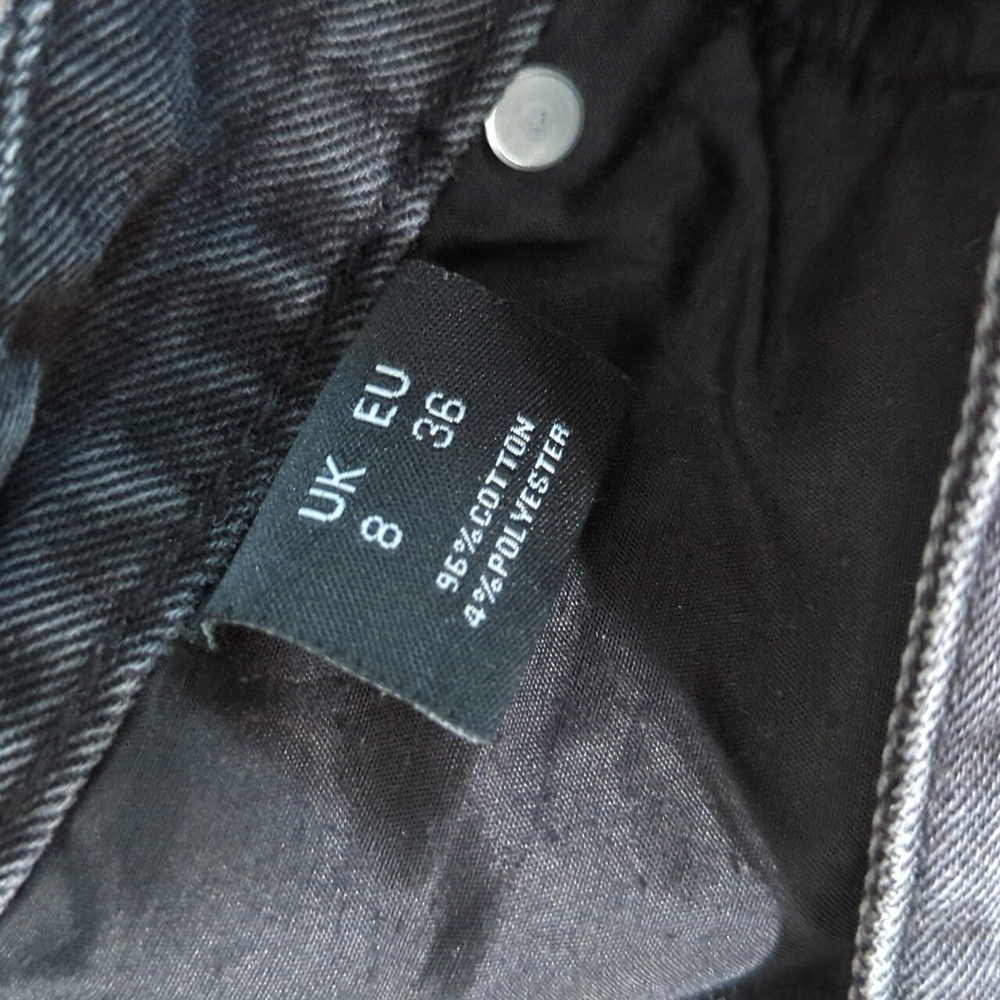 Nasty Gal Black (Faded) Distressed Jeans - Picture 3 of 9